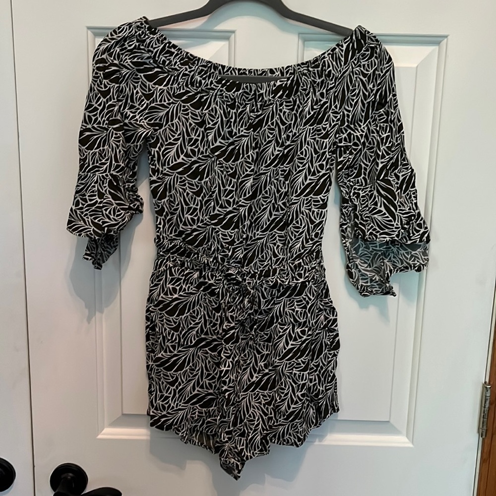 Express off the shoulder romper
